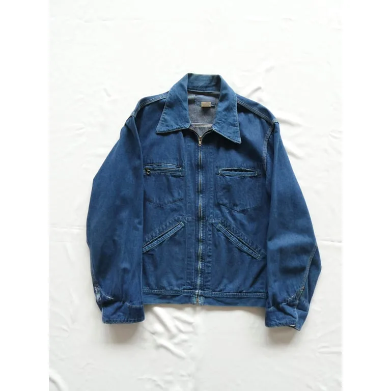 70s OSHKOSH zip up denim jacket
