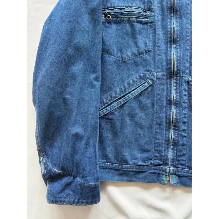 70s OSHKOSH zip up denim jacket 7