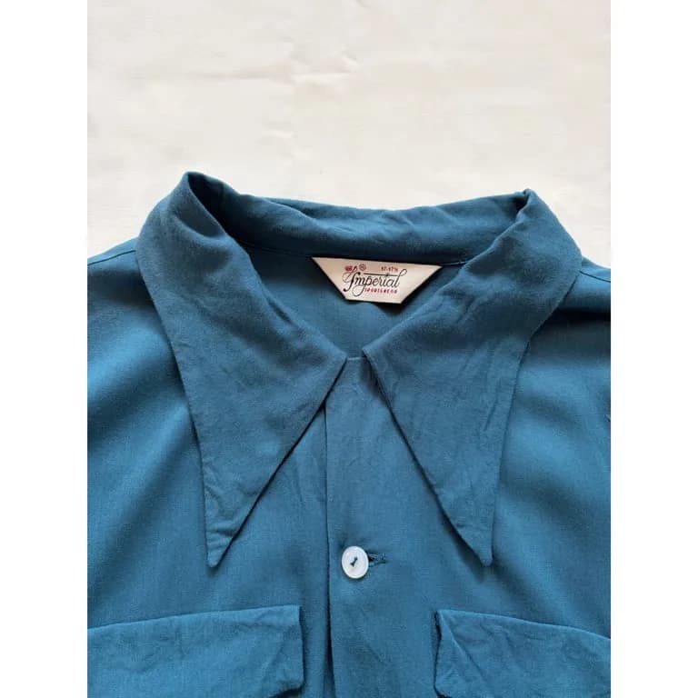 1940s Gabardine shirt 2