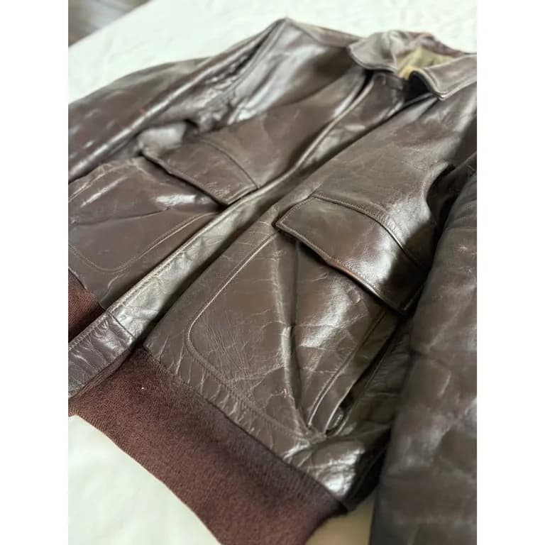 1950s HERCULES horse hide bomber jacket 10