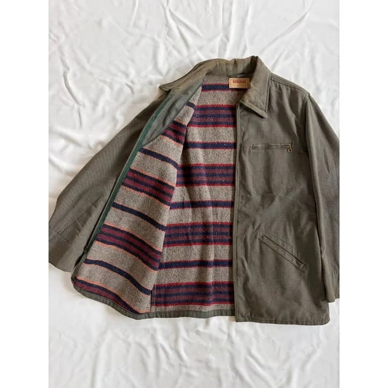 1950s HERCULES black chambray jacket