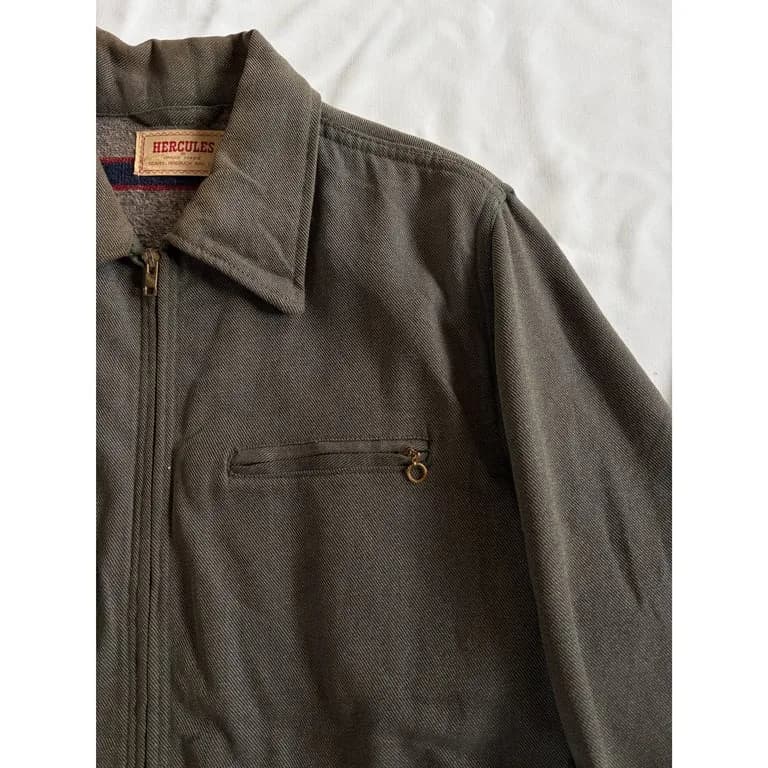 1950s HERCULES black chambray jacket 4