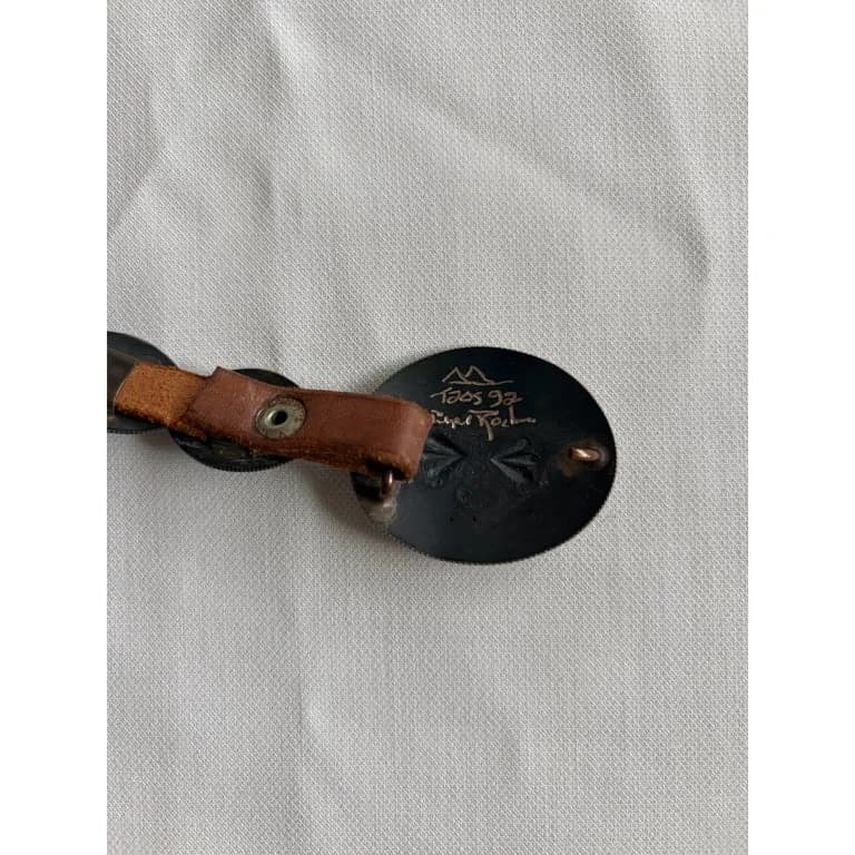 1950s navajo leather belt 3