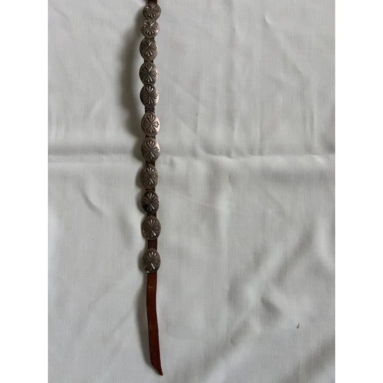1950s navajo leather belt 6