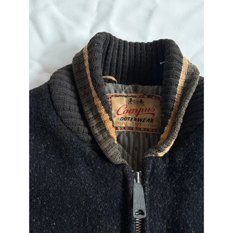 1950s Campus Outerwear Varsity Bomber jacket 2